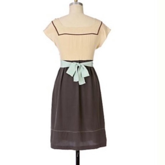 🎉HP Anthropologie Diodore Silk Dress w/Beading - Picture 2 of 6